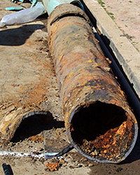 Photo of Corroded Water Main