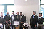 Photo of Councilmember Sherman along with CEO Tony Young at the Prepare San Diego Press Conference