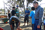 Photo of Councilmember Sherman at the 2nd Annual San Carlos Community Garden Pumpkin Smash