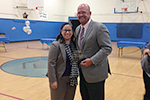 Photo of Councilmember Sherman at the Empower Charter School Grand Opening