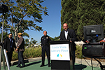 Photo of Councilmember Sherman at the Grand Opening of New Pocket Park in Linda Vista