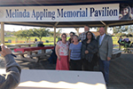 Photo of Dedication of New Shade Structure in Linda Vista to Honor Melinda Appling