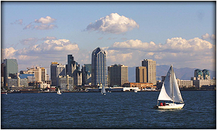 Photo of City Skyline and San Diego Bay