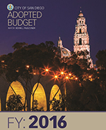 Fiscal Year 2016 Adopted Budget Cover Page